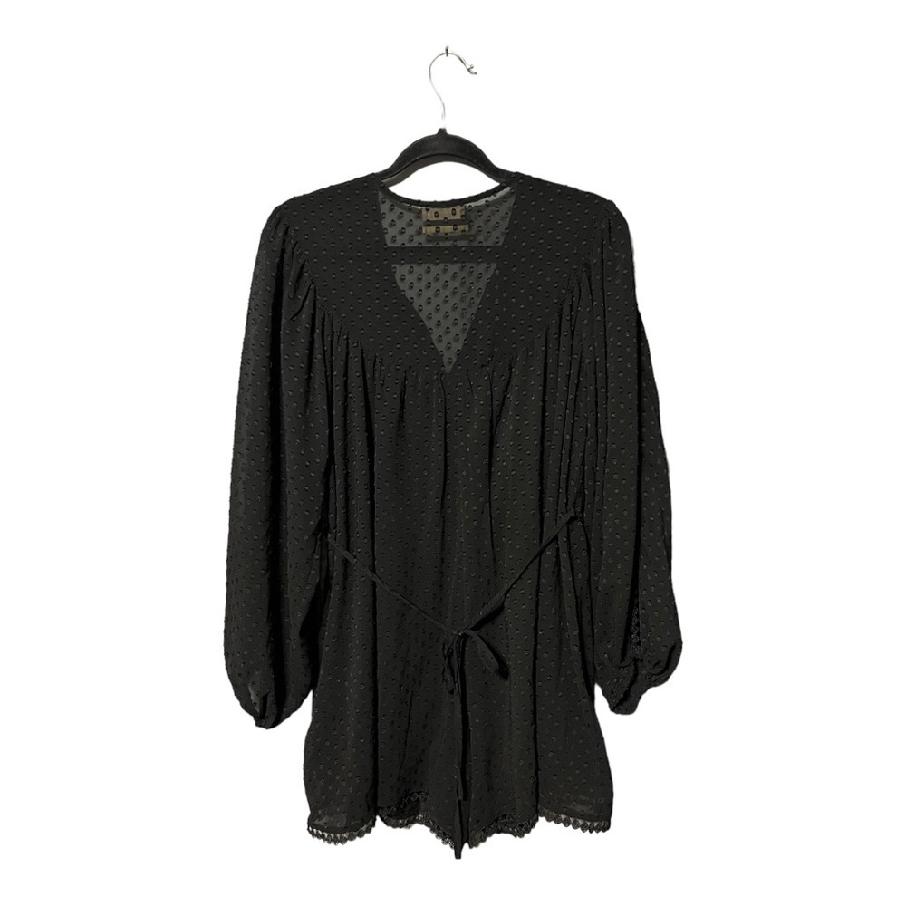 Urban Outfitters Swiss Dot Long Sleeve Romper - Picture 5 of 9